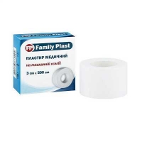 Лейкопластырь FP Family Plast на тканевой основе 3смх500см