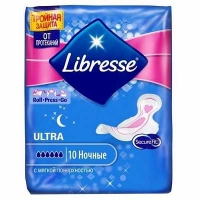 Libresse Ultra Goodnight soft №10 прокладки