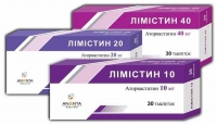 Лимистин 40 мг №30 таблетки