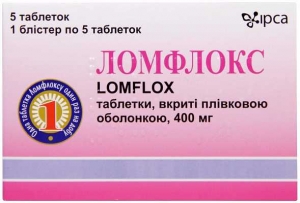 Ломфлокс 400 мг №20 таблетки
