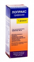 Лопракс 100 мг/5 мл 50 мл №1 порошок для пероральной суспензии