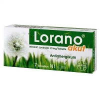 Лорано 10 мг №7 таблетки
