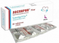 Лоспирин 75 мг N30 таблетки