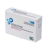Медоклав 500 мг/125 мг №16 таблетки