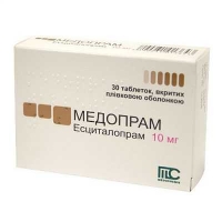 Медопрам 10 мг №30 таблетки