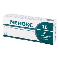 Мемокс 10 мг №30 таблетки