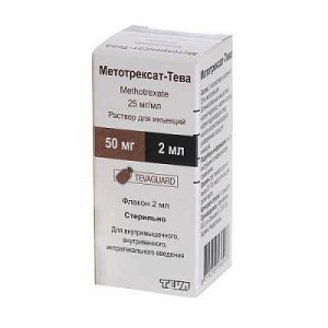 Метотрексат-ТЕВА 25 мг/мл 2мл раствор для инъекций