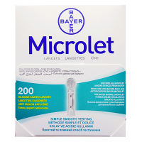 Microlet N200 ланцеты с силиконовым покрытием