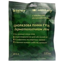 Military Estem №1 одноразовая пенная губка с дерматол.гелем-комп.