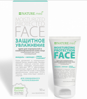 Nature.med защитное увлажнение для нормальной и комбинированной кожи лица 50 мл крем