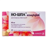 Но-шпа Комфорт 40 мг №24 таблетки