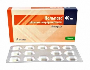 Нольпаза 40 мг N14 таблетки