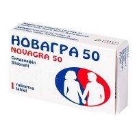 Новагра 50 мг №1 таблетки