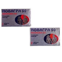 Новагра 50 мг N2 + Новагра 50 мг N1 таблетки
