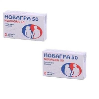Новагра 50 мг N2 + Новагра 50 мг N2 таблетки