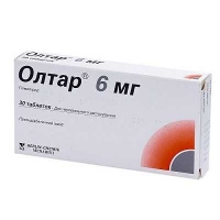 Олтар 6 мг N30 таблетки