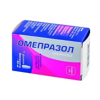 Омепразол  40 мг №1 лиофилизат для приготовления раствора для инъекций