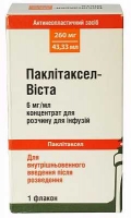 Паклитаксел-Виста 260 мг 6 мг/мл концентрат
