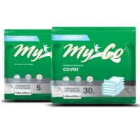 Пеленки гигиенические MyCo Cover 60х90см N30 + Пеленки гигиенические MyCo Eco Baby 60х90см N5 4+2 Акция