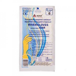 Перчатки хирургические стерильные размер 6 RiverGloves