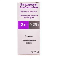 Пиперацилин-Тазобактам-Тева 2 г/0.25 г порошок