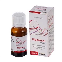 Пирантел-Вишфа 250 мг/5 мл 15 мл №1 суспензия