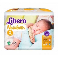 Подгузники Либеро Вaby Newborn 1 2-5 кг N28
