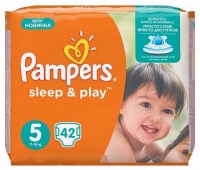 Подгузники Памперс (Pampers) Sleep&Play Junior (5) 11-18 кг №42