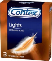 Презервативы CONTEX №3 Lights тонкие