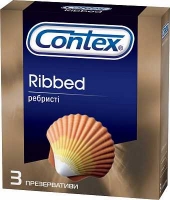 Презервативы CONTEX №3 Ribbed ребристые