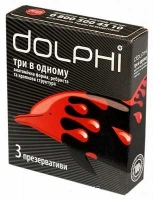 Презервативы DOLPHI 3 в 1 №3