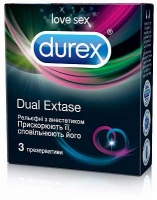 Презервативы Durex №3 Dual Extase