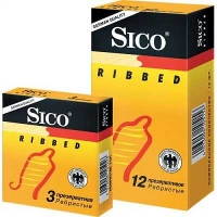 Презервативы SICO-ribbed N3 ребристые