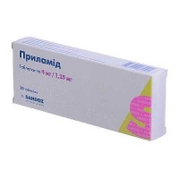 Приламид  4 мг/1.25 мг №30 таблетки