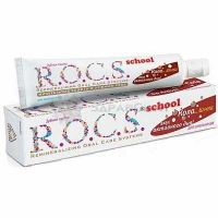 ROCS кола, лимон 74 г зубная паста для школьников