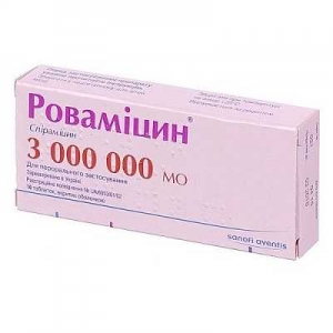 Ровамицин 3 млн ЕД №10 таблетки