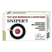 Sniper тест-кассета для определения 5 наркотиков