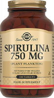 Спирулина 750 мг N100 таблетки