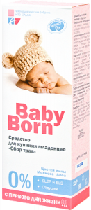Средство BabyBorn для купания младенцев 350 мл сбор трав