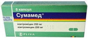 Сумамед 250 мг №6 капсулы