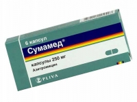 Сумамед 500 мг N6 таблетки