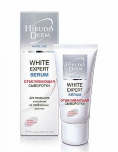 Сыворотка Hirudo Derm WHITE EXPERT SERUM отбеливающая сыворотка из серии White Line,19 мл