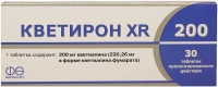 Таблетки Кветирон XR 200 мг №30