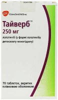 Тайверб 250 мг N70 таблетки