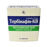 Тербинафин-КВ 250 мг №14 таблетки