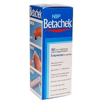 Тест-полоска Бетачек №50 для определения глюкозы в крови Betachek