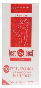 Тест Test for Best Классик Эконом для определения беременности №10