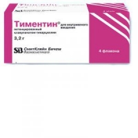 Тиментин фл. 3.2г N4