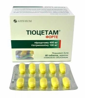 Тиоцетам Форте N60 таблетки