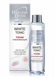 Тоник Hirudo Derm, WHITE TONIC отбеливающий тоник из серии White Line, 180 мл